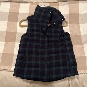 Old Navy plaid vest jacket